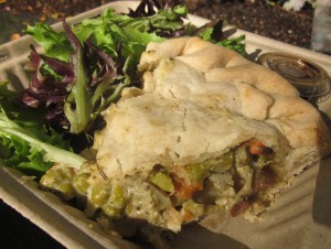 Chicken Pot Pie with Side Salad