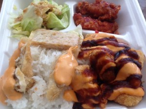 Rice Box with Korean Fried Chicken 